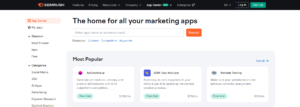 Semrush AppCenter Amazon Marketing Tools