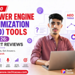 Answer Engine Optimization tools in 2026 banner with AI search and AEO strategy
